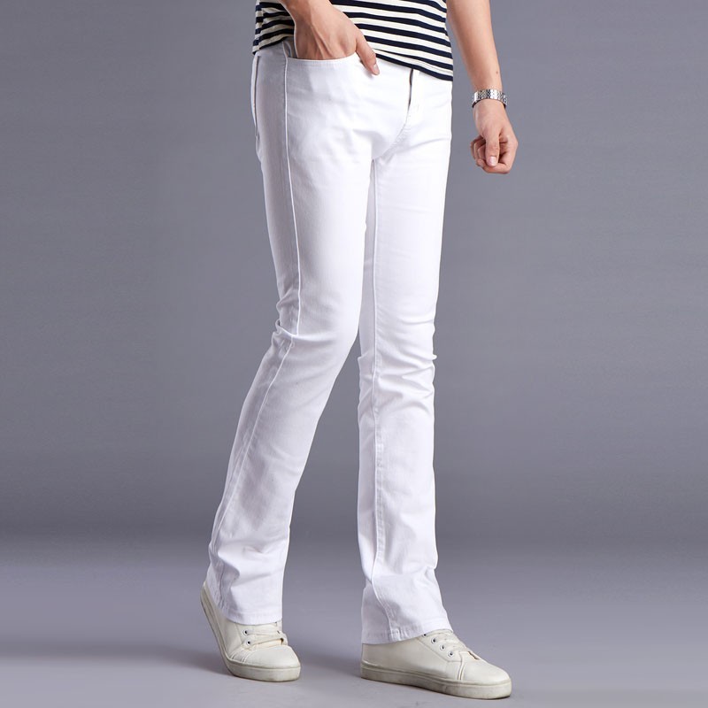 white bell bottom jeans plus size