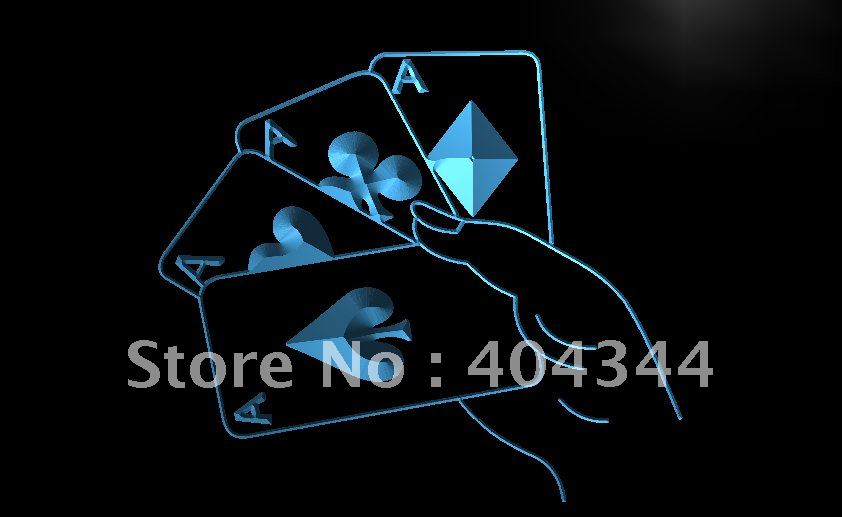 Neon poker signs cheap