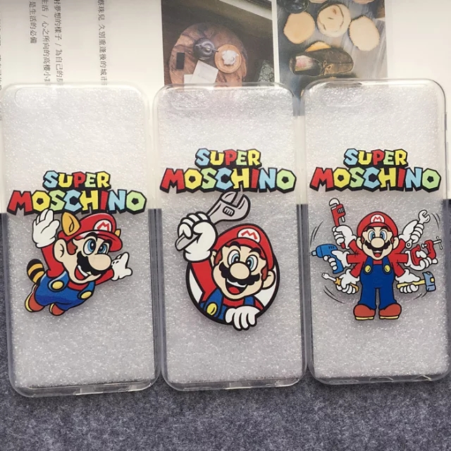 Hot Cartoon Super Mary Anti Knock TPU Back Cover Cases for font b iphone6 b font