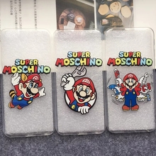 Hot Cartoon Super Mary Anti Knock TPU Back Cover Cases for font b iphone6 b font