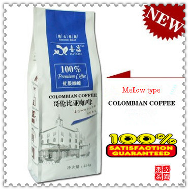454g Level 1 Colombian Coffee Bean Cooked Beans No Sugar Fresh Roasted Coffe Slimming Coffee Beans