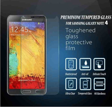 100pcs Premium Tempered Glass Screen Protector For Samsung Galaxy Note 4 N9106V N9108V N9109V protective film