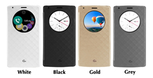 Smartphone Flip Cover For LG G4 P1 H815 H818 original smart window fashion TPU Leather Case