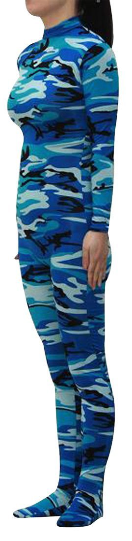 Camouflage Navy Sexy Unisex Lycra Spandex Zentai Dancewear Catsuit without Hood Halloween Party Cosplay Zentai suit