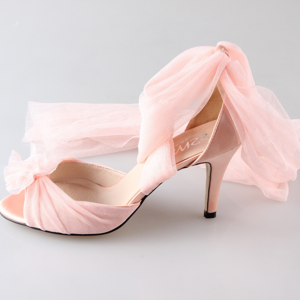 chaussure couleur peche