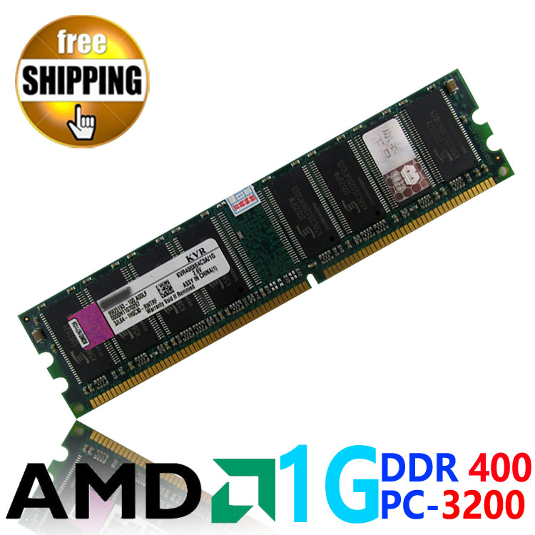 Wholesale ! Brand New Sealed DDR1 DDR 400 / PC 3200 PC3200 1GB For Desktop PC DIMM Memory RAM DDR400 / compatible AMD processor