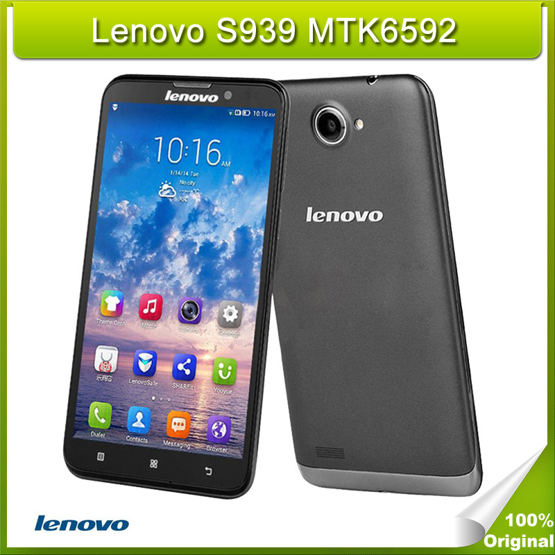 Original Lenovo S939 MTK6592 1 7GHz Octa Core 8GB ROM 1GB RAM 6 0 inch 3G
