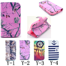 Artistic Chinese Style Drawing Print Flip Stand Cellphone Case For Motorola E XT1021 Mobile Phone Covers