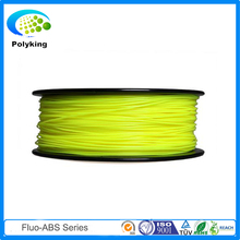 Fluorescent yellow 1.75mm abs filament extruder for makerbot/solidoodle/Afinia/Utilmaker makerbot 3d printer