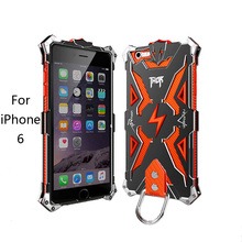 SIMON THOR Metal Case with Silicon Removable Alloy Aluminum Protector for iPhone 6 Case Colorful Support Shockproof High Quality