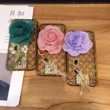 2016 Newest Luxury 3d flower Case phone cases For iphone6 6s/6plus 6splus girls ladys woman camellia plant floral back cover