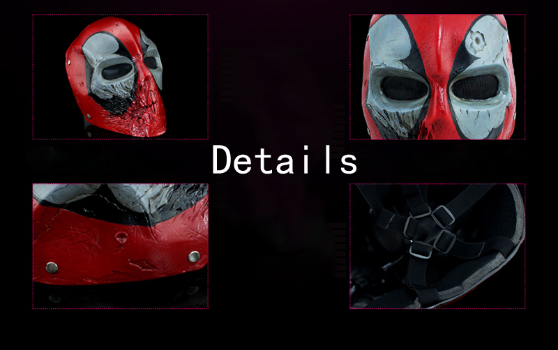 Deadpool Theme Movie Mask Full Face High Grade Resin Masks For
