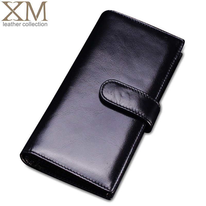 2014 long design multi card holder genuine leather card holder clip wallet ultra-thin female bank card case k2