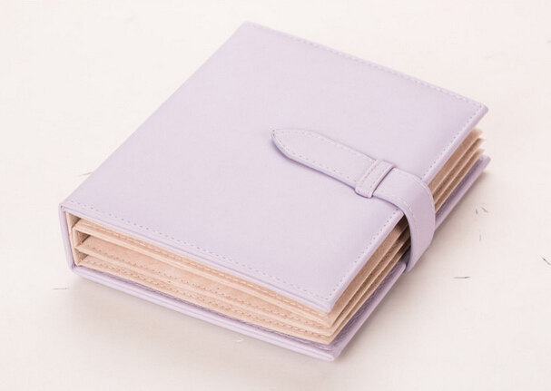 Light Purple Color Jewelry earrings earrings storage travel portable jewelry display earring jewelry Korea creative this book