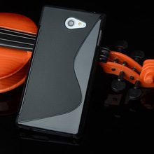 S LINE Anti Skidding Slim Soft Gel TPU Case for Sony XPERIA M2 S50h M2 Aqua