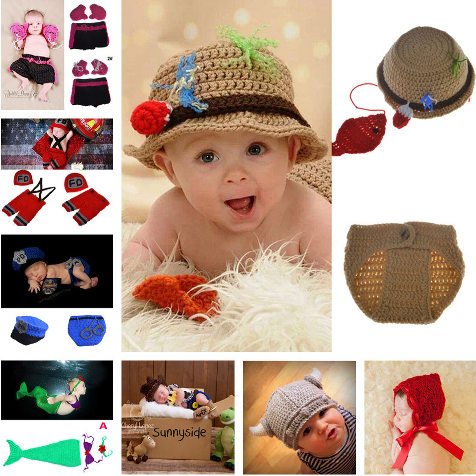 New Arrival Hot sale! Newborn Baby photography props Infant Knitting Crochet Costume baby Soft Adorable Clothes MZS-15062