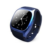 Smartwatch Bluetooth M26 leather wrist Sport Smart Rwatch for Android Samsung S6/Note 4 Apple IOS iphone 6s/6plus Smartphone