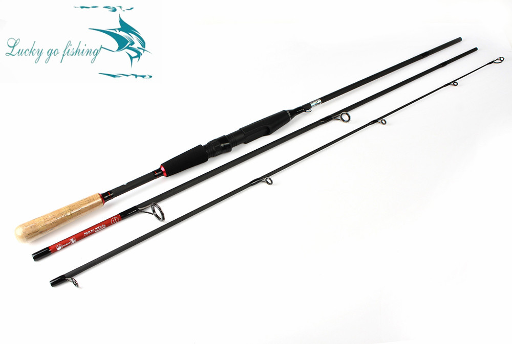 New Arrival 99% Carbon SuperHard 1.8M 2.1M 2.4M 2.7M 3 Sections Bait Carbon Casting Spinning Lure Fishing Rod Pole