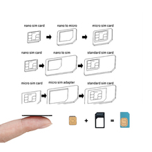 Nano SIM Card Adapter Micro SIM Card Adapter Standard SIM Card Adapter For Xiaomi redmi note