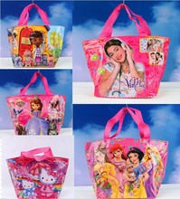 New 2015 Cute violetta/Tinkerbell/Doc Mcstuffins//Sofia Bag Cartoon Handbag school bags for Girls 31x19x12CM
