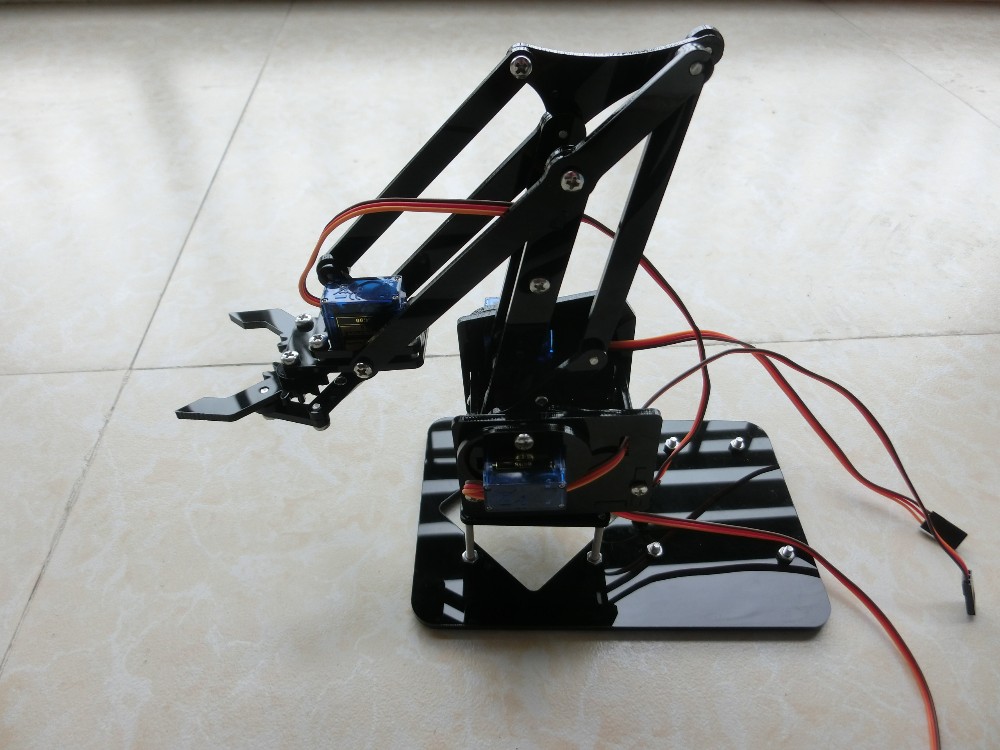 4 dof robotic arm arduino code