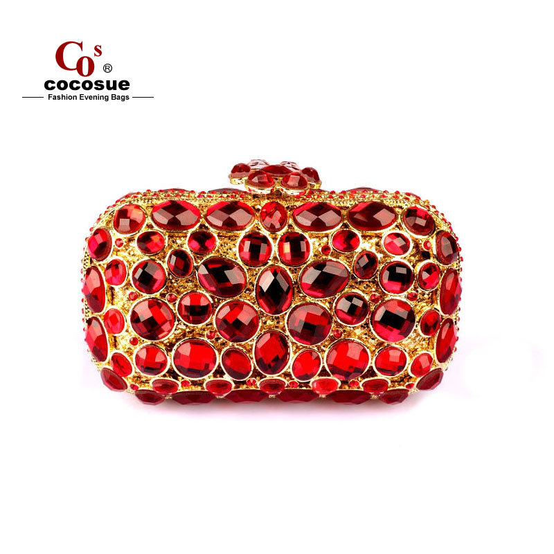 Rhinestone Evening Bags 2015 New Fashion High Quality Brand Design Crystal Fashion Small Women Bags For