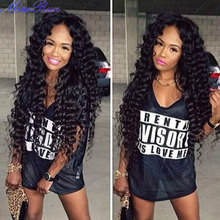 7A Mink Queen Rosa Hair Products Deep Wave Brazilian Virgin Hair Weave 3 Bundles Wet And Wavy Virgin Brazilian Curly Human Hair