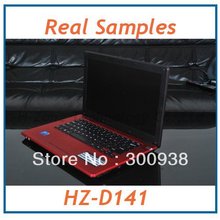 Freeshipping 14 1 LED laptop with Intel Atom Dual core D2500 1 86Ghz CPU 4GB RAM