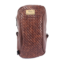 New Leisure Man Waist Packs Tartan PU Leather Men Shoulder Bag Durable Bag For Men Fashion Shoulder Back Bags 6328