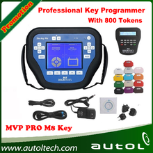 Auto Diagnostic Locksmith Tool Car Key Pro MVP Key Pro M8 Key Programmer With 800 Tokens free shipping by dhl