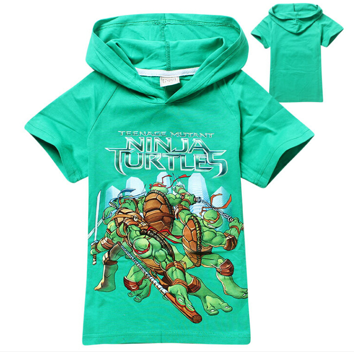 Teenage mutant ninja turtles  Clothes Short Sleeve Children Tops For Boys