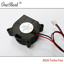 10Pcs DIY Parts 4020 cooling fan 12V 0 05A Turbo fan for 3D printer accessories 40x40x20mm