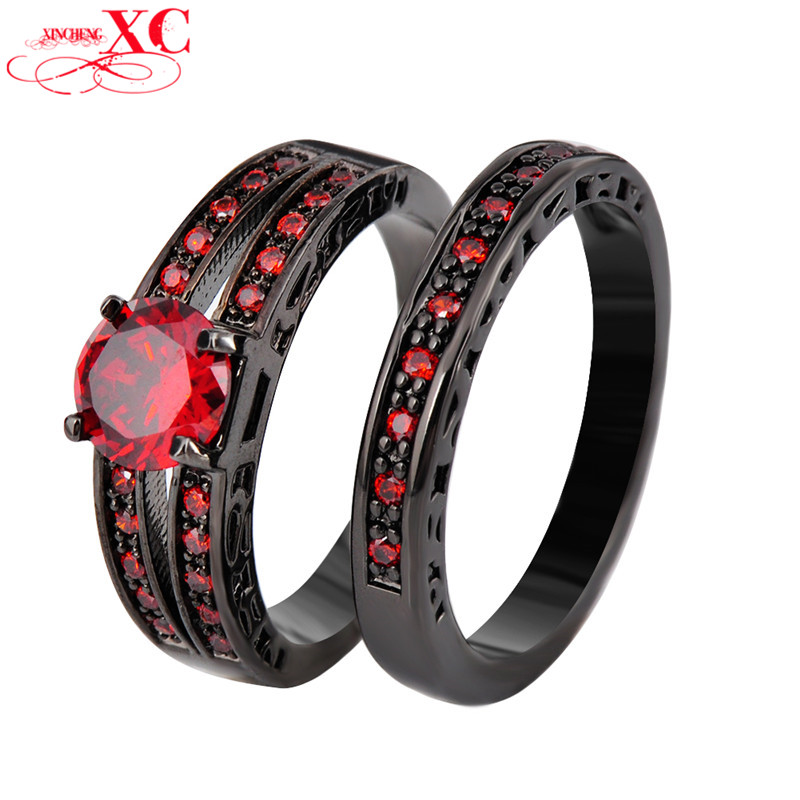 Cheap ruby wedding rings