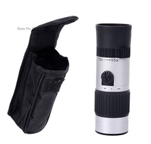 New 15x 55x Binoculars Mini Telescope Adjustable Monocular Zoom Pocket Scope Sports Outdoors Night Vision Hunting
