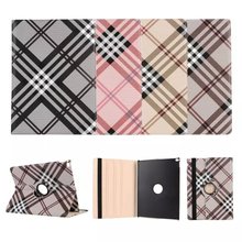 For Apple iPad Pro 12.9″ Tablet Cases High quality Lattice Grain Smart Flip PU Leather Cases Cover with free gift