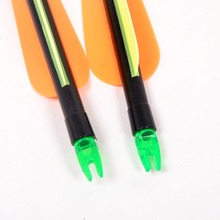 12pcs pack Fiberglass Arrow Spine 500 Replace Arrowhead Nock Proof For Hunting Compound Bow Recurve Bow