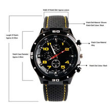 Cool Black Stainless Steel Luxury Sport Analog Quartz Mens Wrist Watch 6 Colors Can Choose