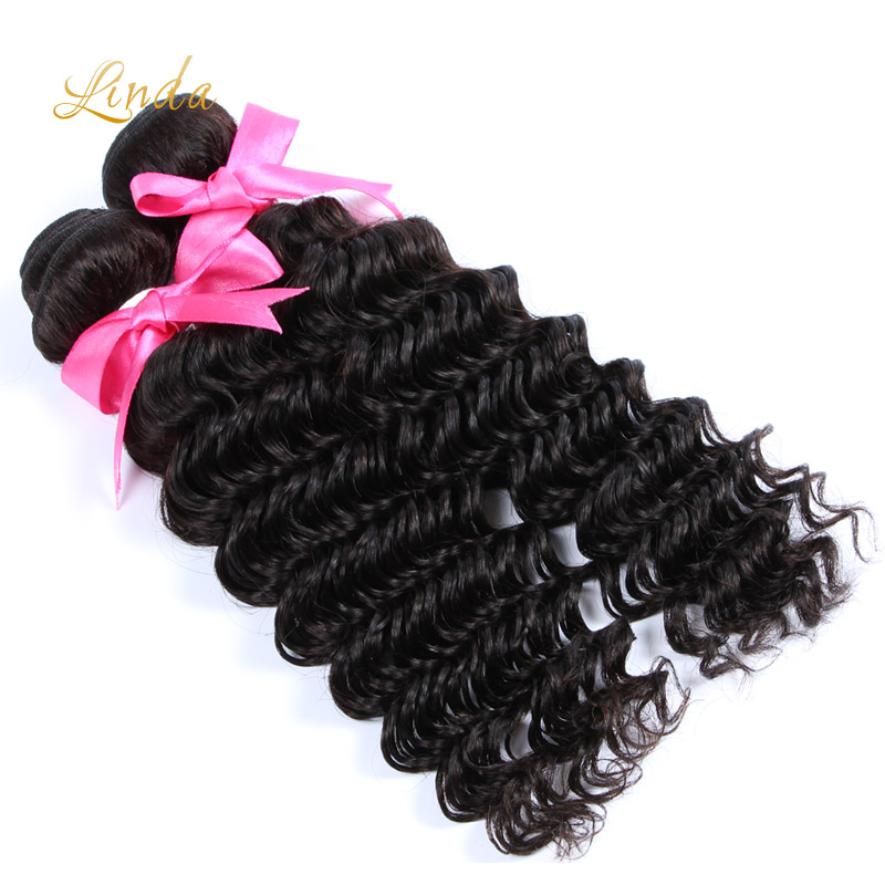Malaysian Virgin Hair 3Pcs/Lot Malaysian Curly Hair Deep Wave Human Hair Weave Malaysian Deep Wave Rosa Queen Hair Products