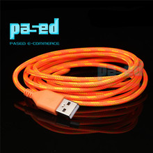 PASED New 1M 2M 3M Durable Braided Cable wire cabo Charger Data Sync Cable For iphone
