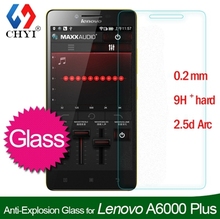 9H Premium Tempered glass Screen Protector For Lenovo A6000 Plus A6000+ Protective Film With Retail package Moist Wipe 50pcs/lot