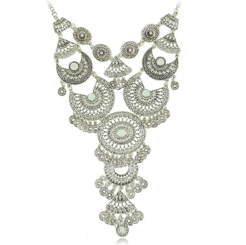 2015-Fashion-Jewelry-Maxi-Vintage-Choker-Collar-Necklaces-Women-Tassel ...