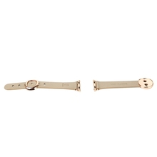 Khaki Band 38mm Baseus Modern Series Classic Buckle Genuine Leather Watchband for Apple Watch