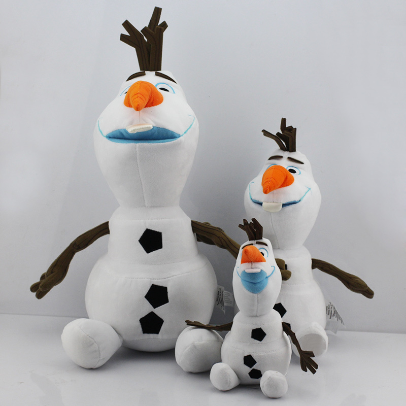 Free Shipping bigest 50CM  19.7inch and 30CM  and 23CM  Cartoon Frozen plush Frozen Olaf Plush Olaf plush Toys Frozen figures