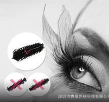 1Pcs New brand Eye Mascara Makeup Long Eyelash Silicone Brush curving lengthening colossal mascara Waterproof Black