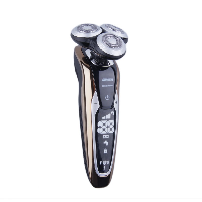 Face-Care-Deluxe-Rotary-Waterproof-design-Washable-4D-Rechargeable-Shaver-Beard-3-Heads-Electric-Razor-beard