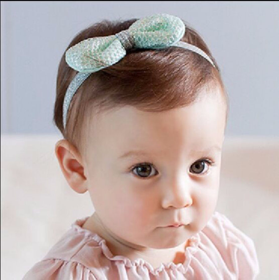 Hot Sale 0 3 Years New European Cute Baby Girls Head wraps Bow Baby