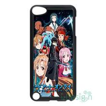 Fit for iPhone 4 4s 5 5s 5c se 6 6s 7 plus ipod touch 4/5/6 back skins cellphone case cover Sword Art Online SAO Kirito Anime