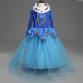 Autumn Spring Girl Dress 2016 Princess Aurora Dresses Sleeping Beauty Princess costume for girls party vestidos