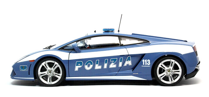 AUTOART 1:18 Italy Gellar LP560-4 super police model alloy car model collection