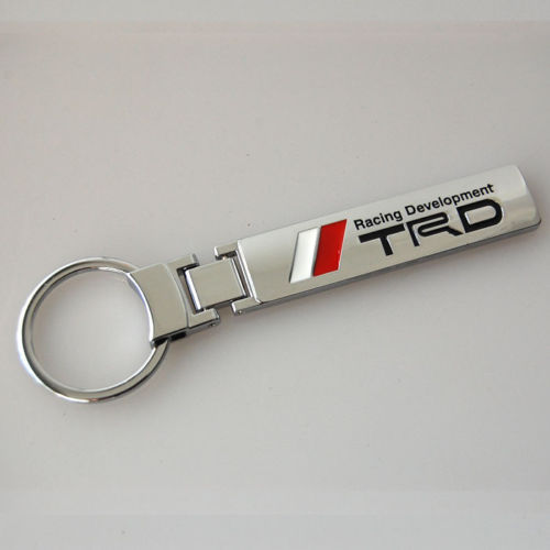 3D metal Auto keychain key ring keyring TRD Racing Development
